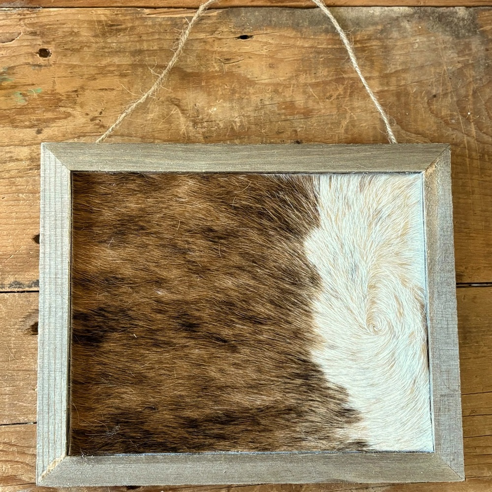 Framed Cowhide